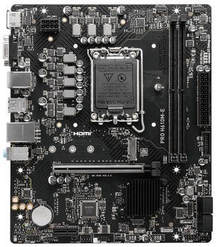 MSI Материнcкая плата PRO H610M-E s1700 H610 2xDDR5 HDMI D-Sub mATX 911-7D48-075 фото