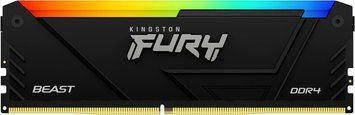 Kingston Пам'ять ПК DDR4 8GB 3600 FURY Beast RGB KF436C17BB2A/8 фото