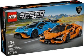 LEGO Конструктор Speed Champions Lamborghini Revuelto та Huracan STO 77238 фото