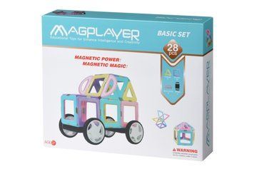 MagPlayer Конструктор магнитный набор 28 эл. (MPH2-28) MPH2-28 фото