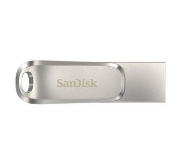 SanDisk Накопичувач 512GB USB 3.1 Type-A + Type-C Dual Drive Luxe Срібний SDDDC4-512G-G46 фото