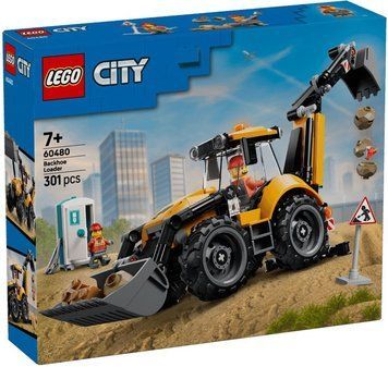 LEGO Конструктор LEGO City Жовтий екскаватор-навантажувач 60480 фото