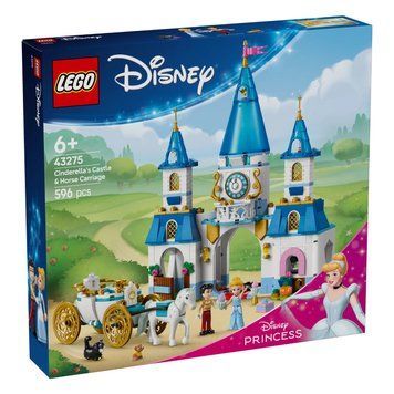 LEGO Конструктор Disney Princess Замок Золушки и карета 43275 фото