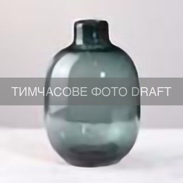 ARDESTO Ваза Luana, 17х25см, стекло, зелёный тёмный