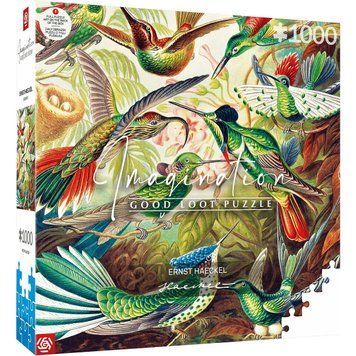 GoodLoot Пазл Imagination: Ernst Haeckel Hummingbirds/Kolibry Puzzles 1000 эл. 5908305246794 фото
