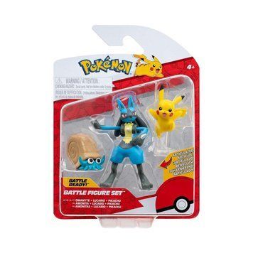 Набір ігрових фігурок POKEMON W17 - ОМАНАЙТ, ПІКАЧУ, ЛУКАРІО PKW3054 фото