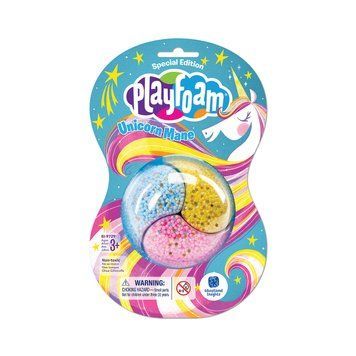 Набор шарикового пластилина EDUCATIONAL INSIGHTS серии Playfoam&reg; - ГРИВА ЕДИНОРОГА ( в диспл.) EI-9729-1 фото