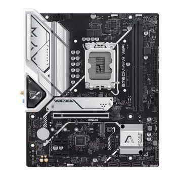 ASUS Материнcкая плата B760M-AYW WIFI-SI s1700 B760 2xDDR5 M.2 HDMI Wi-Fi BT mATX 90MB1FK0-M0UBY0 фото