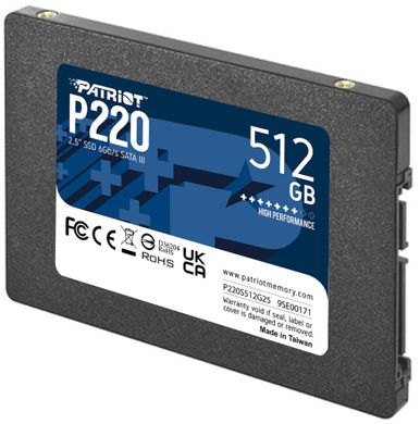 Patriot Накопитель SSD 2.5" 512GB SATA P220 P220S512G25 фото