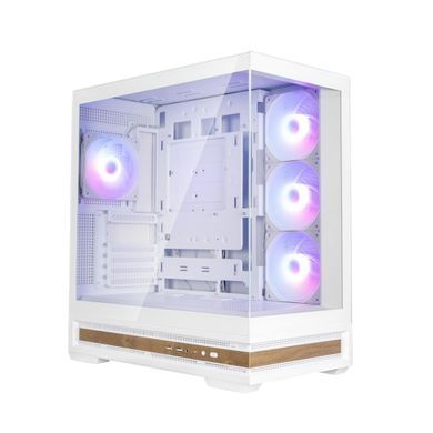 Zalman Корпус P40 NAMU без БЖ, 2xUSB3.0, 1x Type C, 3x120мм ARGB Reverse, 1x120мм ARGB, VGA 420мм, LCS ready, TG Side/Front Panel, ATX, білий P40NAMUWHITE фото