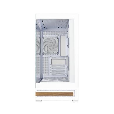 Zalman Корпус P40 NAMU без БЖ, 2xUSB3.0, 1x Type C, 3x120мм ARGB Reverse, 1x120мм ARGB, VGA 420мм, LCS ready, TG Side/Front Panel, ATX, білий P40NAMUWHITE фото