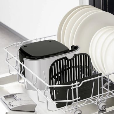Tefal Мультипіч EasyFry&Grill, 1550Вт, чаша-4.2л, механическое управл, до 200&deg;C, пластик, черный-светло-серый EY501A10 фото