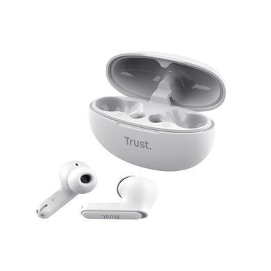 Trust Наушники TWS Yavi Earbuds BT 5.3, ENC, SBC, Mic, Белый 25172_TRUST фото