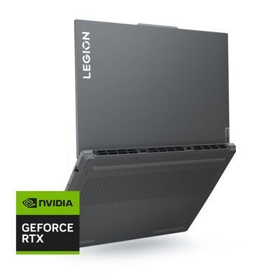 Lenovo Ноутбук Legion 5-16IRX9 16" WQXGA IPS AG, Intel i5-13450HX, 16GB, F512GB, NVD4060-8, DOS, серый 83DG00MLRA фото