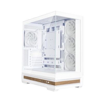 Zalman Корпус P40 NAMU без БЖ, 2xUSB3.0, 1x Type C, 3x120мм ARGB Reverse, 1x120мм ARGB, VGA 420мм, LCS ready, TG Side/Front Panel, ATX, білий P40NAMUWHITE фото