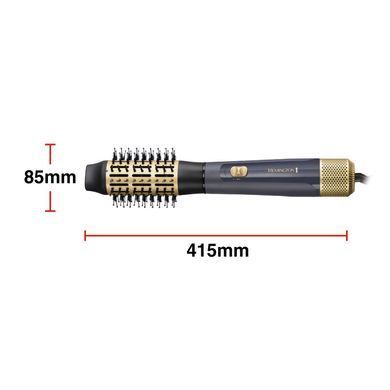 Remington Фен-щітка Sapphire Luxe , 1000Вт, 2 режими, іоніз-я, хол. обдув, кераміка, сапфіровий AS5805 фото