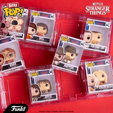 Набор игровых фигурок BITTY POP! cерии "Очень странные дела" - ХОППЕР (4 фигурки в асс.) 83664 фото