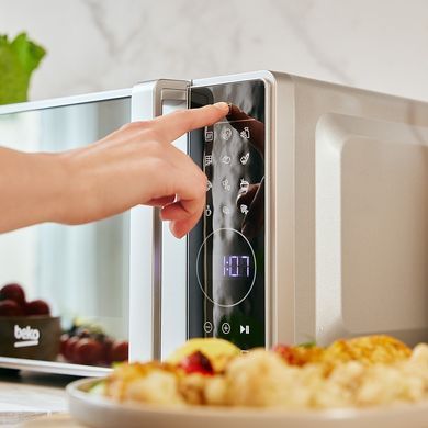 Beko Микроволновая печь Beko, 20л, мех. управл., 700Вт, серый MOC20130SFB фото