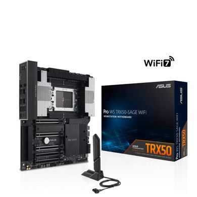 ASUS Материнська плата серверна PRO WS TRX50-SAGE WIFI sTR5 TRX50 4xDDR5 M.2 WiFi BT CEB 90MB1FZ0-M0EAY0 фото