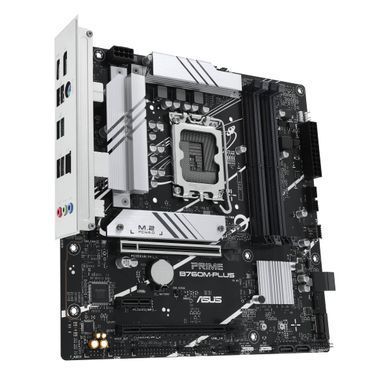 ASUS Материнcкая плата PRIME B760M-PLUS s1700 B760 4xDDR5 M.2 HDMI DP mATX 90MB1GY0-M0EAY0 фото