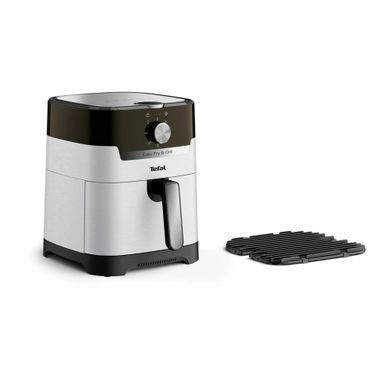 Tefal Мультипіч EasyFry&Grill, 1550Вт, чаша-4.2л, механическое управл, до 200&deg;C, пластик, черный-светло-серый EY501A10 фото