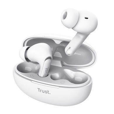 Trust Наушники TWS Yavi Earbuds BT 5.3, ENC, SBC, Mic, Белый 25172_TRUST фото