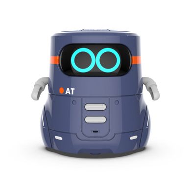 Розумний робот з сенсорним керуванням та навчальними картками - AT-ROBOT 2 (темно-фіолетовий, озвуч.укр) AT002-02-UKR фото