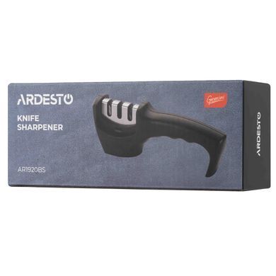 ARDESTO Точилка для ножів Ardesto Gemini, 20.5x5.5x7.5см, вольфрамовий сплав, пластик, чорний AR1920BS фото