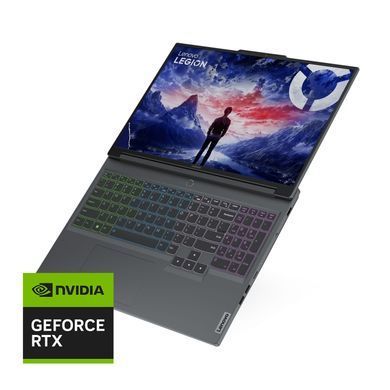 Lenovo Ноутбук Legion 5-16IRX9 16" WQXGA IPS AG, Intel i5-13450HX, 16GB, F512GB, NVD4060-8, DOS, серый 83DG00MLRA фото