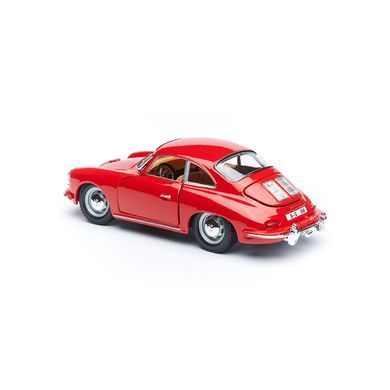 Автомодель - PORSCHE 356B (1961) (асорті слонова кістка, червоний, 1:24) 18-22079 фото