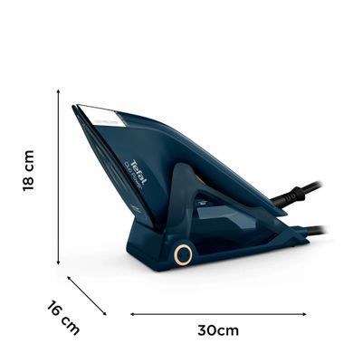 Tefal Відпарювач компактний Duo Power 2в1, 1700Вт, 400мл, паровий удар -180гр, постійна пара - 25гр, керам. підошва, синій JF4032E0 фото