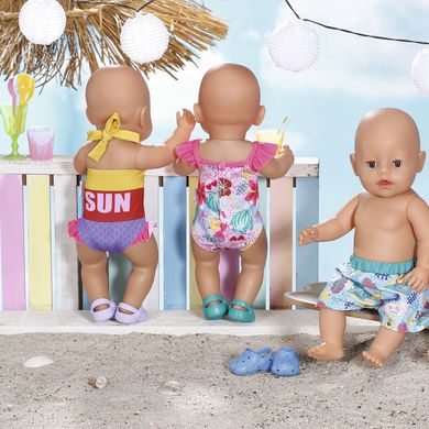 Одяг для ляльки BABY BORN - СВЯТКОВИЙ КУПАЛЬНИК S2 (на 43 cm, з каченям) 828281-1 фото