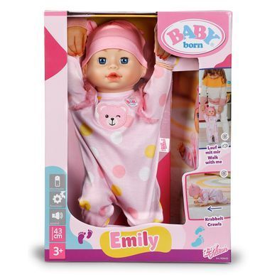 Інтерактивна лялька BABY BORN &ndash; ПЕРШІ КРОКИ ЕМІЛІ (43 см) 838426 фото