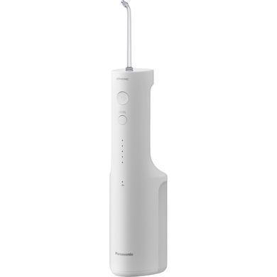 Panasonic Іригатор Panasonic портативний, чаша 200 мл, Li-ion аккум. в компл., 2 насадки, білий EW-DJ66-W321 фото