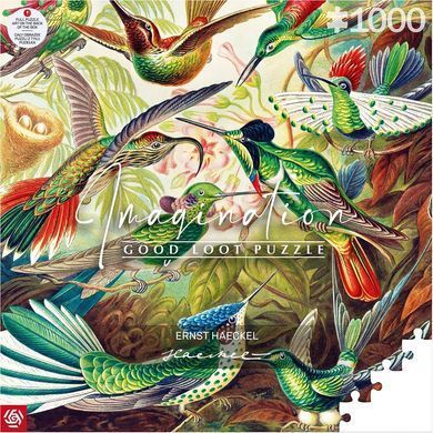 GoodLoot Пазл Imagination: Ernst Haeckel Hummingbirds/Kolibry 1000 ел. 5908305246794 фото