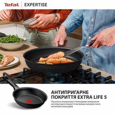 Tefal Tefal Frying Pan, Expertise, 20cm, aluminum, bakelite, black G3210232 фото