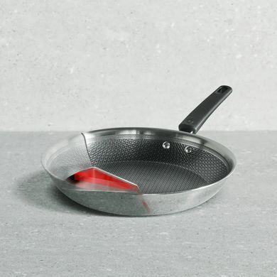 Tefal Tefal Frying Pan, Emotion+ Power, 28cm, stainless steel, aluminum core, chrome steel, bakelite E3410655 фото