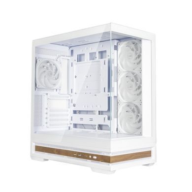 Zalman Корпус P40 NAMU без БЖ, 2xUSB3.0, 1x Type C, 3x120мм ARGB Reverse, 1x120мм ARGB, VGA 420мм, LCS ready, TG Side/Front Panel, ATX, білий P40NAMUWHITE фото