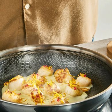 Tefal Tefal Frying Pan, Emotion+ Power, 28cm, stainless steel, aluminum core, chrome steel, bakelite E3410655 фото