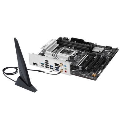 ASUS Материнcька плата B860M MAX GAMING AX s1851 B860 4xDDR5 M.2 DP USB Type-C Wi-Fi BT mATX 90MB1JZ0-M0EAY0 фото