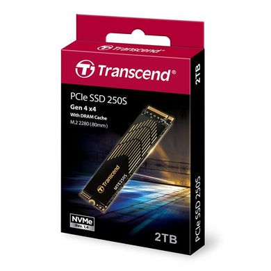 Накопичувач SSD Transcend M.2 2TB PCIe 4.0 MTE250S + розсіювач тепла TS2TMTE250S фото