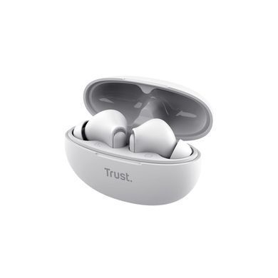Trust Наушники TWS Yavi Earbuds BT 5.3, ENC, SBC, Mic, Белый 25172_TRUST фото