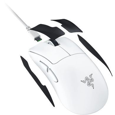 Razer DeathAdder V4 Pro Gen-2, RGB, USB-A/WL/BT, білий RZ01-05330200-R3G1 фото