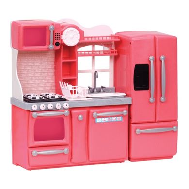 Набір меблів Our Generation Кухня для гурманів, 94 аксесуара рожева BD37365Z фото