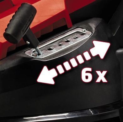 Einhell Газонокосарка електрична GC-EM 1800/43, 1800 Вт, 43 см, 50 л, 20-65 мм, до 800 м2, 12.2 кг 3400090 фото