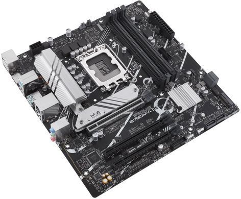 ASUS Материнcкая плата PRIME B760M-A D4-CSM s1700 B760 4xDDR4 M.2 HDMI DP mATX CSM 90MB1D00-M1EAYC фото