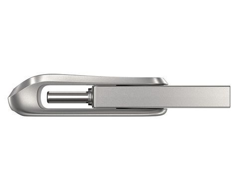 SanDisk Накопичувач 512GB USB 3.1 Type-A + Type-C Dual Drive Luxe Срібний SDDDC4-512G-G46 фото