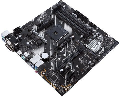 ASUS Материнcька плата PRIME B550M-K sAM4 B550 4xDDR4 M.2 HDMI DVI D-Sub mATX 90MB14V0-M0EAY0 фото