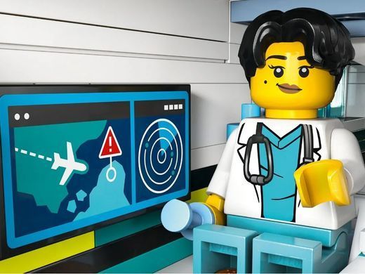 LEGO Конструктор LEGO City Літак швидкої медичної допомоги 60465 фото