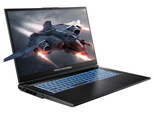 Dream Machines Ноутбук RG5060-17 17.3FHD IPS, Intel U9-275HX, 32GB, F1TB, NVD5060-8, DOS, чорний RG5060-17UA24 фото